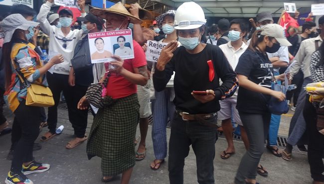 Pemogokan umum menutup Myanmar