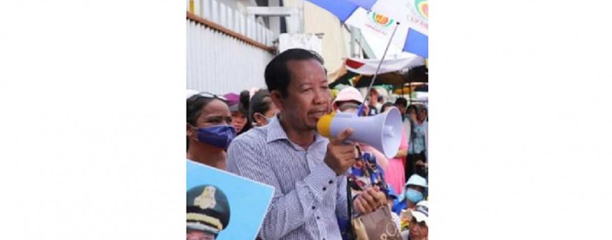 Rong Chhun, president of the Cambodian Confederation of Unions (CCU). ©LabourStart
